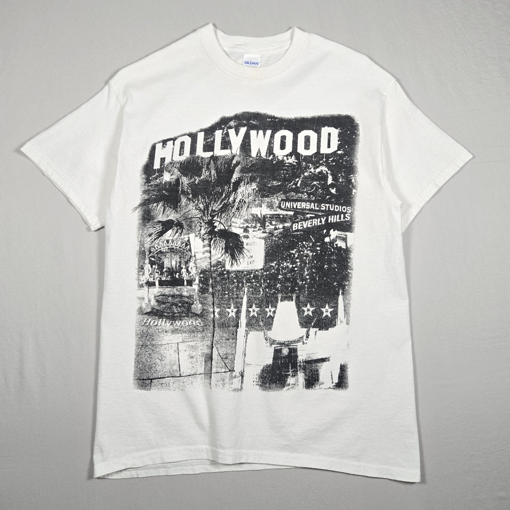Hollywood Universal Studios Beverly Hills T-Shirt Gliden Heavy Cotton Medium